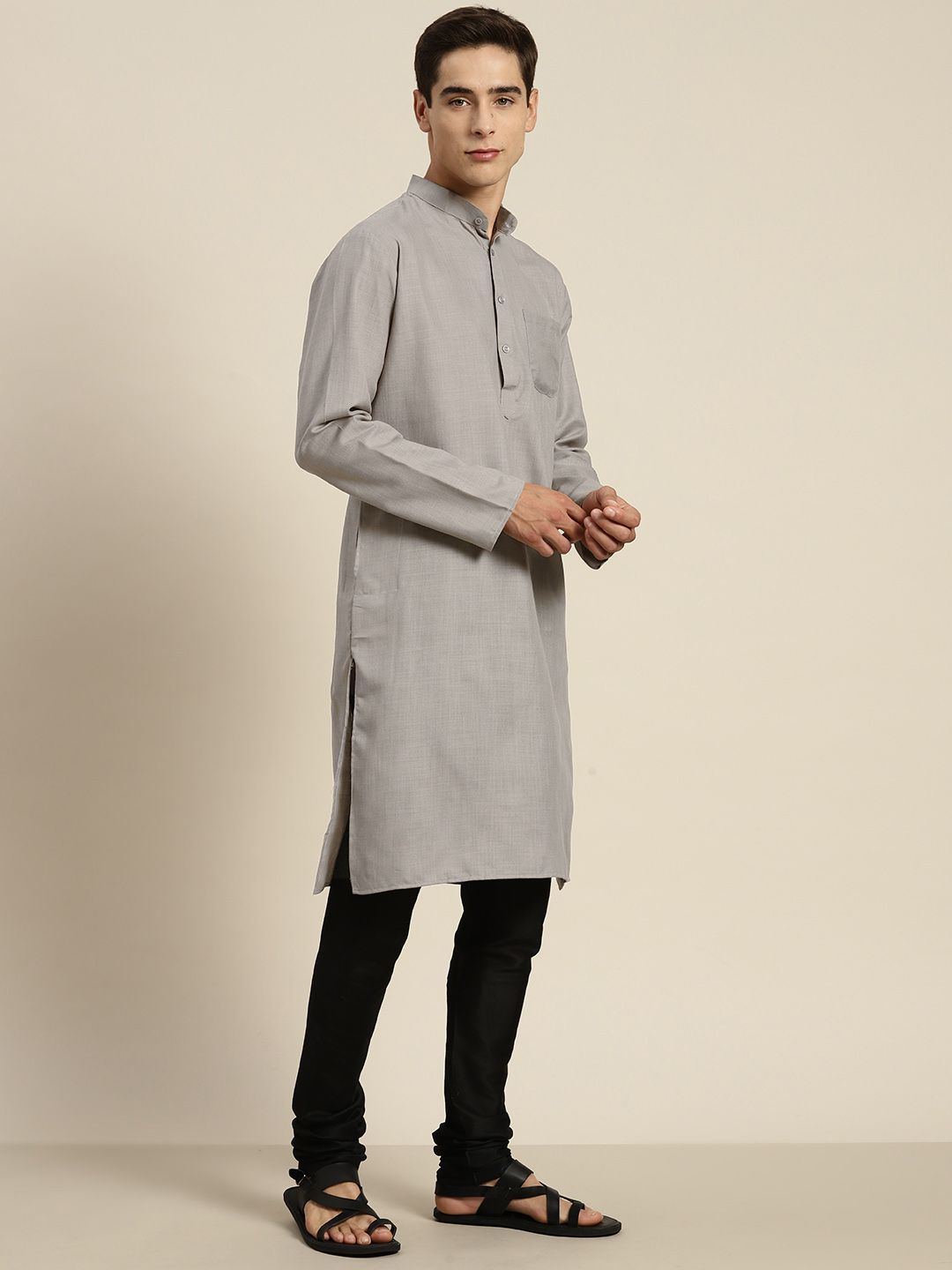 SOJANYA Cotton Silk Pastel Kurta