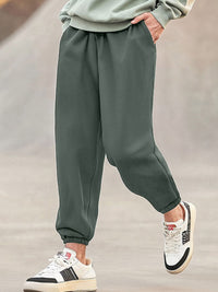 Bewakoof Men's Grey Oversized Mid Rise Joggers