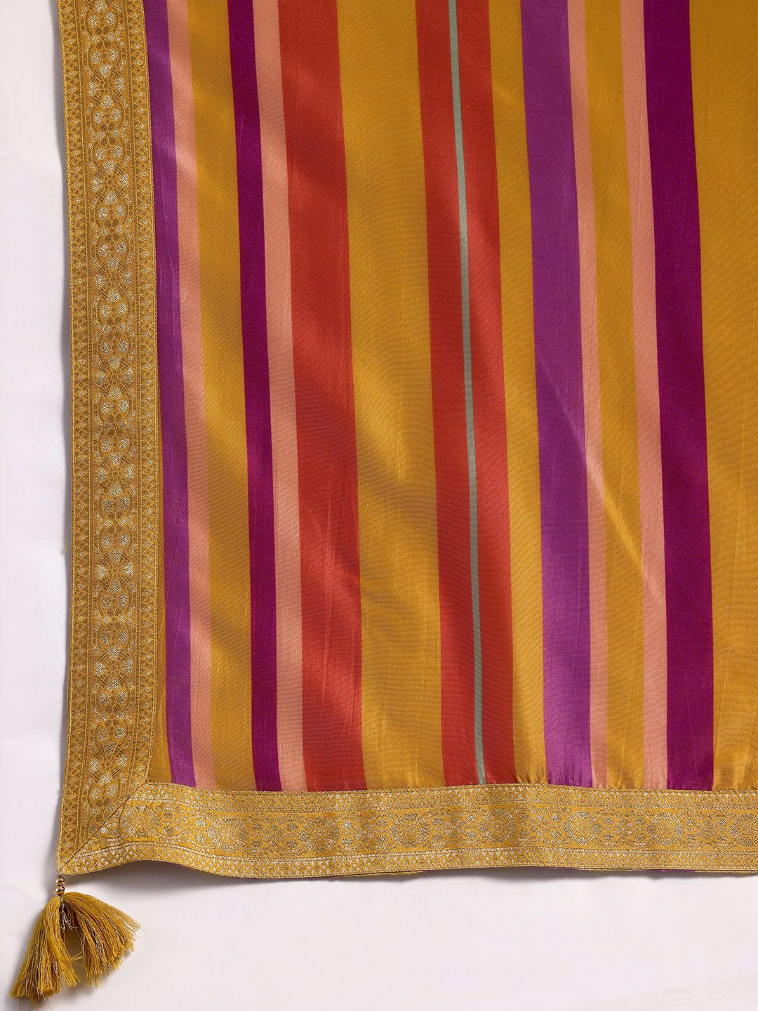 Libas Floral Printed Kurta With Trousers & Dupatta