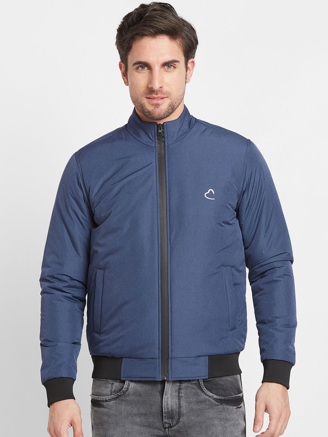 Being Human Mock Collar Bomber Jacket