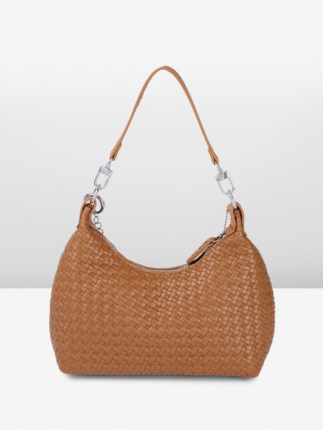 all about you Textured Structured Hobo Bag