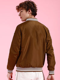 The Indian Garage Co Men Khaki Camouflage Checked Longline Outdoor Tailored Jacket
