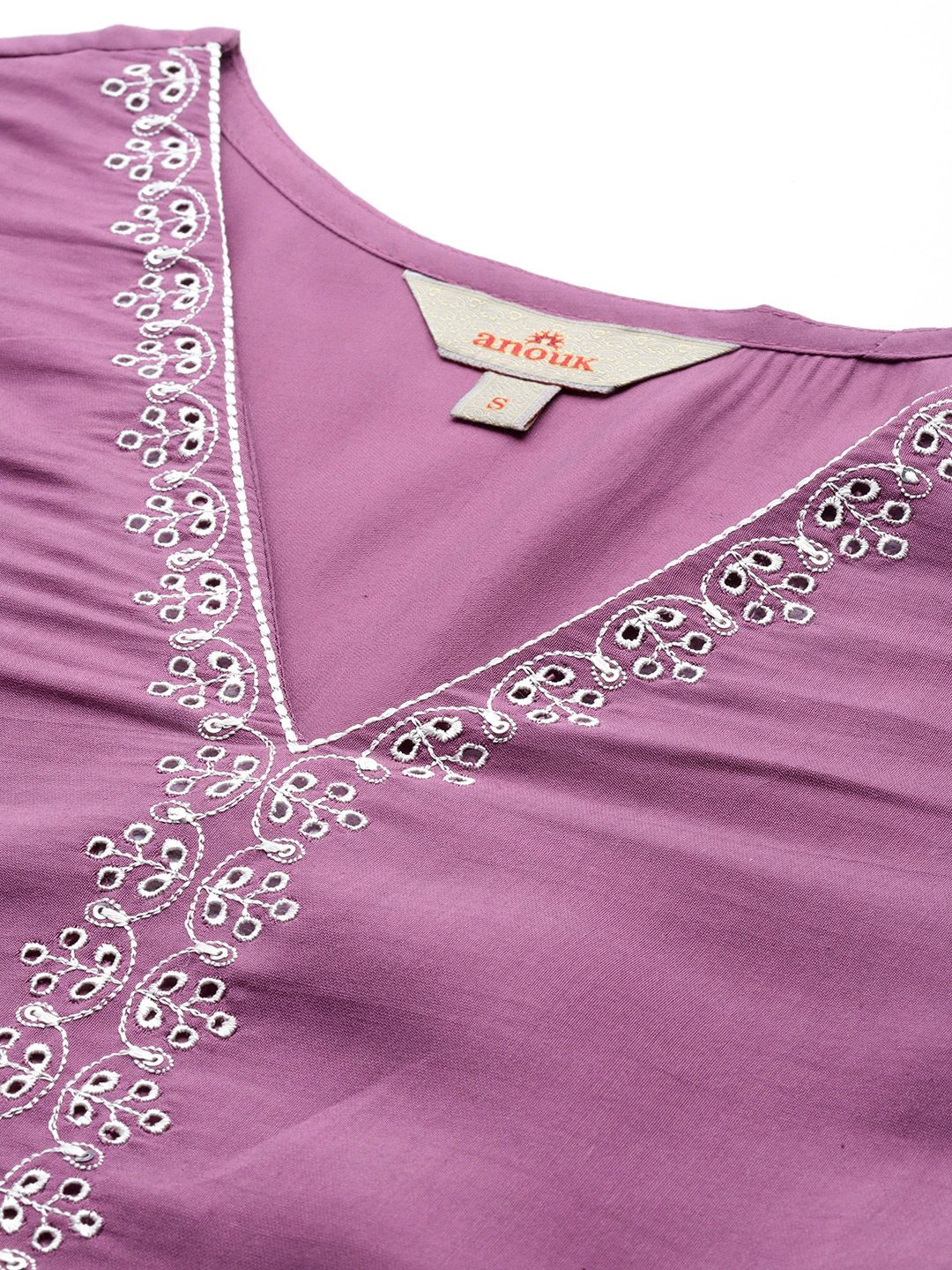 Anouk Floral Embroidered Kurta