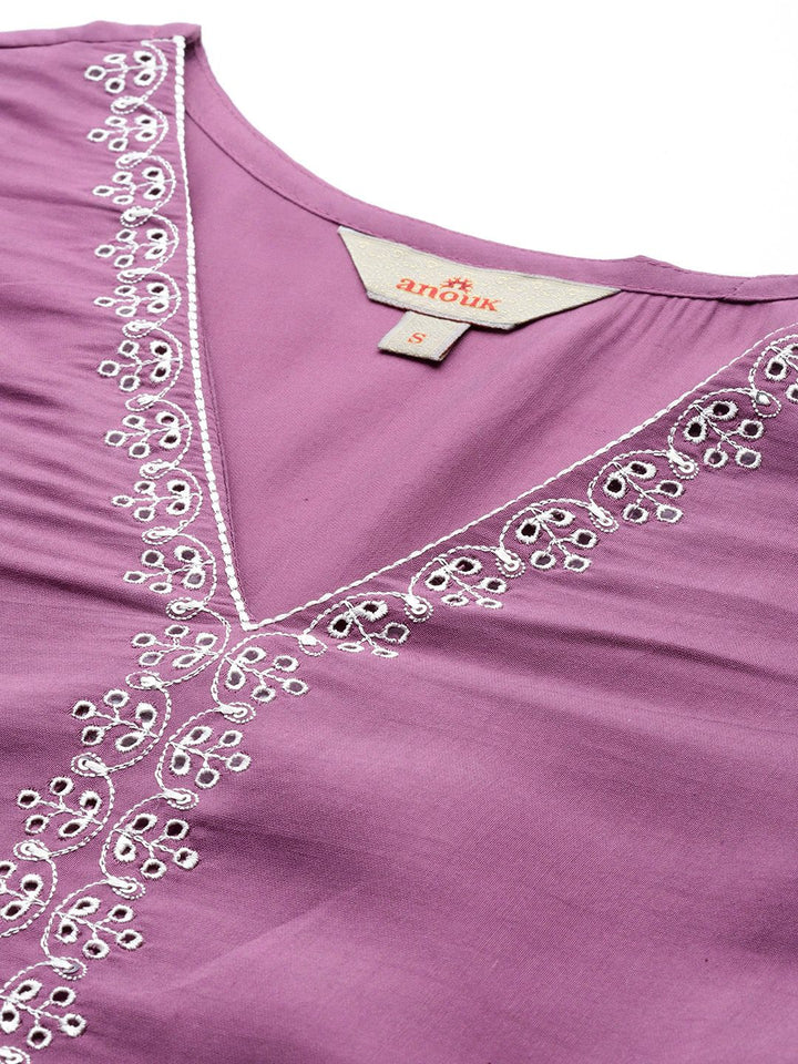 Anouk Floral Embroidered Kurta