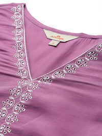 Anouk Floral Embroidered Kurta