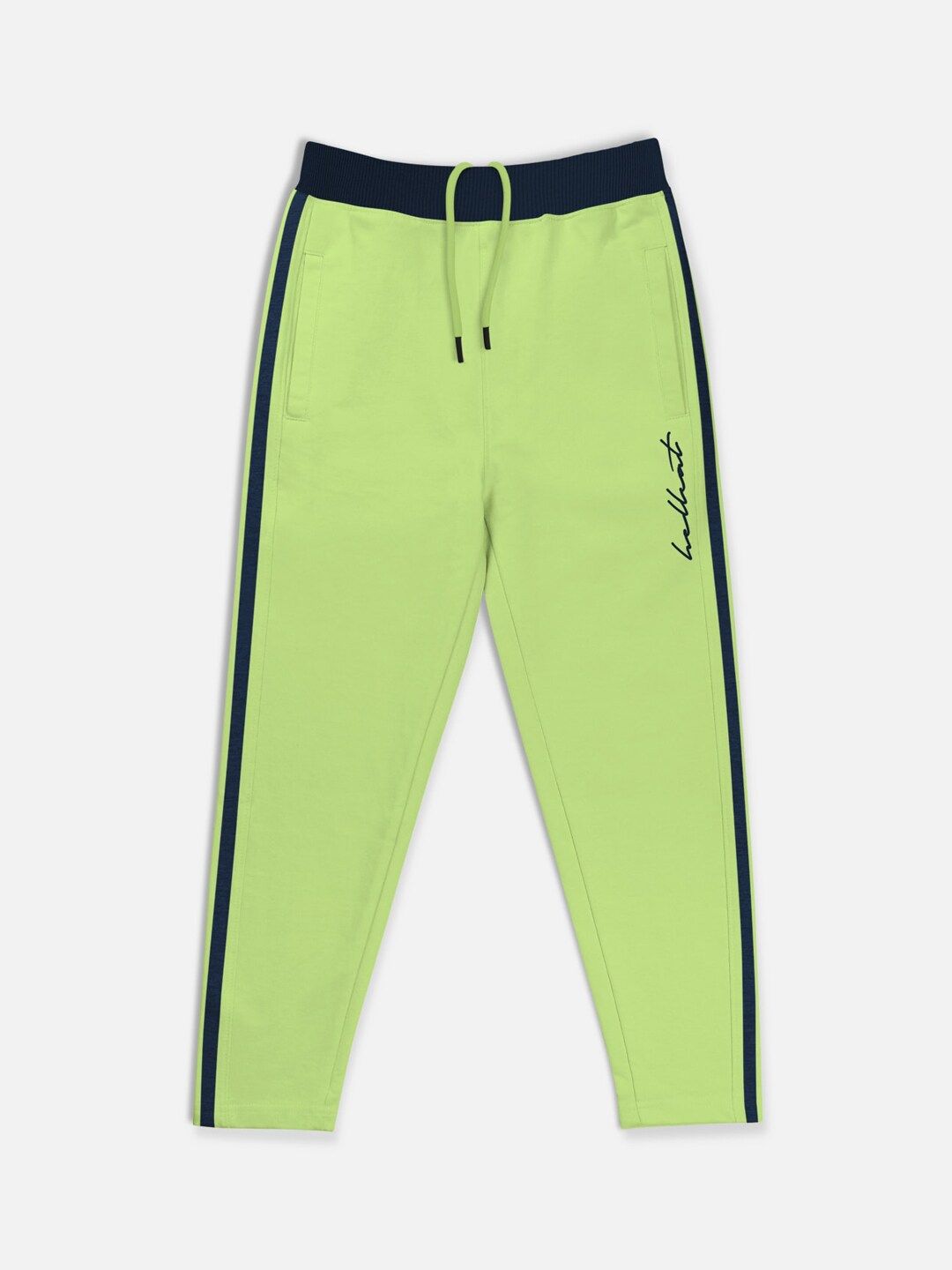 HELLCAT Boys Grey Black & Fluorescent Green Solid Pack Of 3  Track Pants