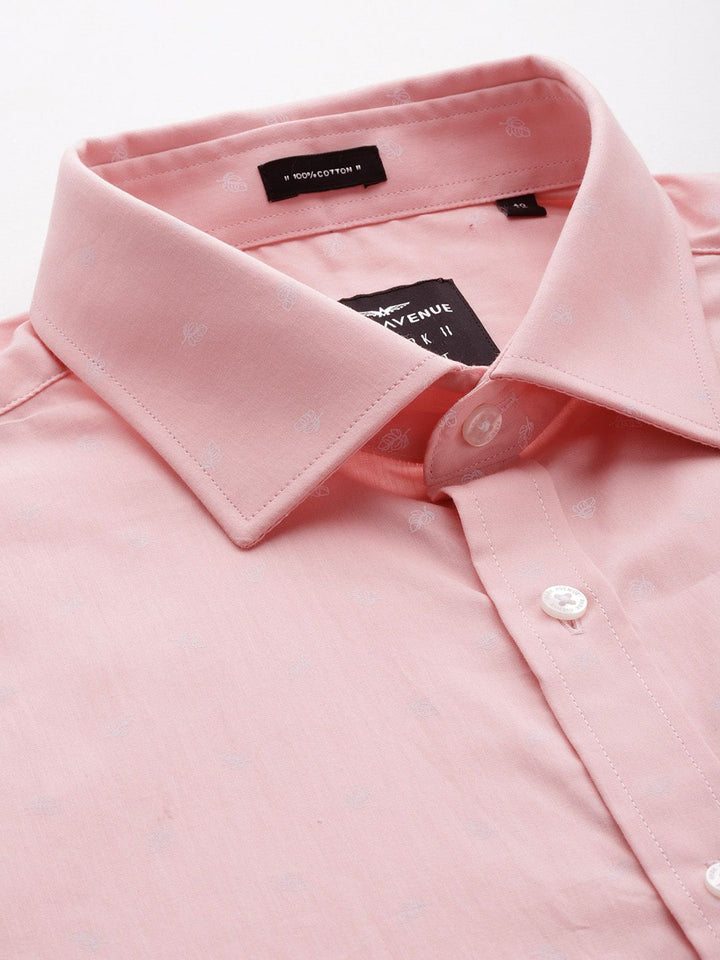 Park Avenue Pure Cotton Slim Fit Printed Formal Shirt