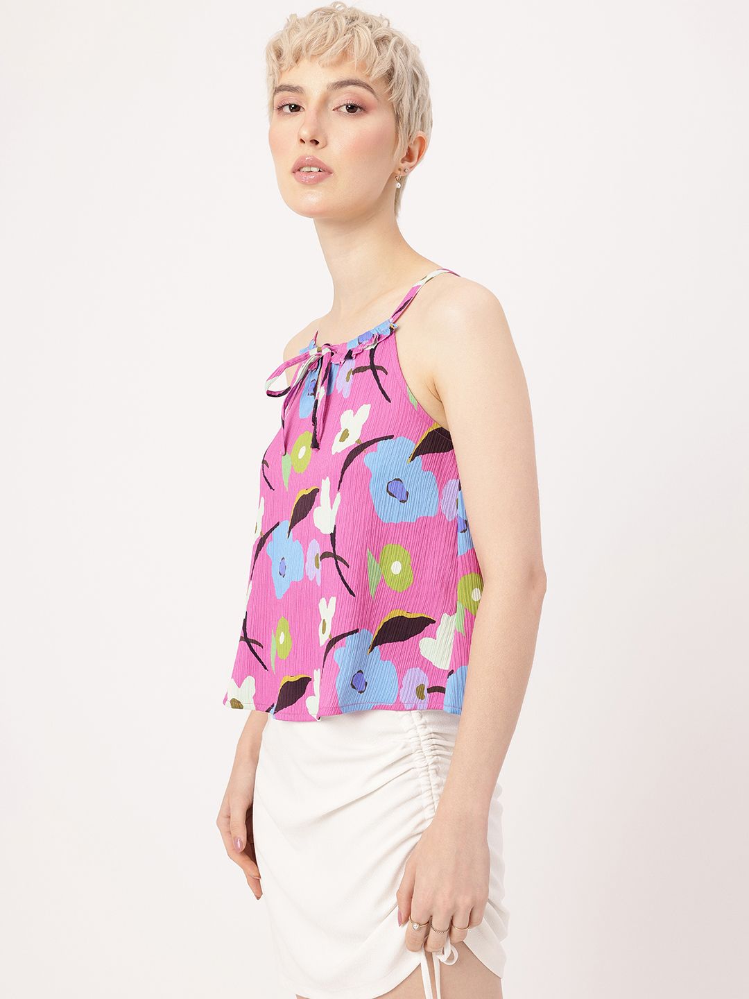 DressBerry The Floral Fling Strappy Top