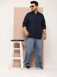 Thomas Scott Plus Size Regular Fit Button Down Collar Shirt