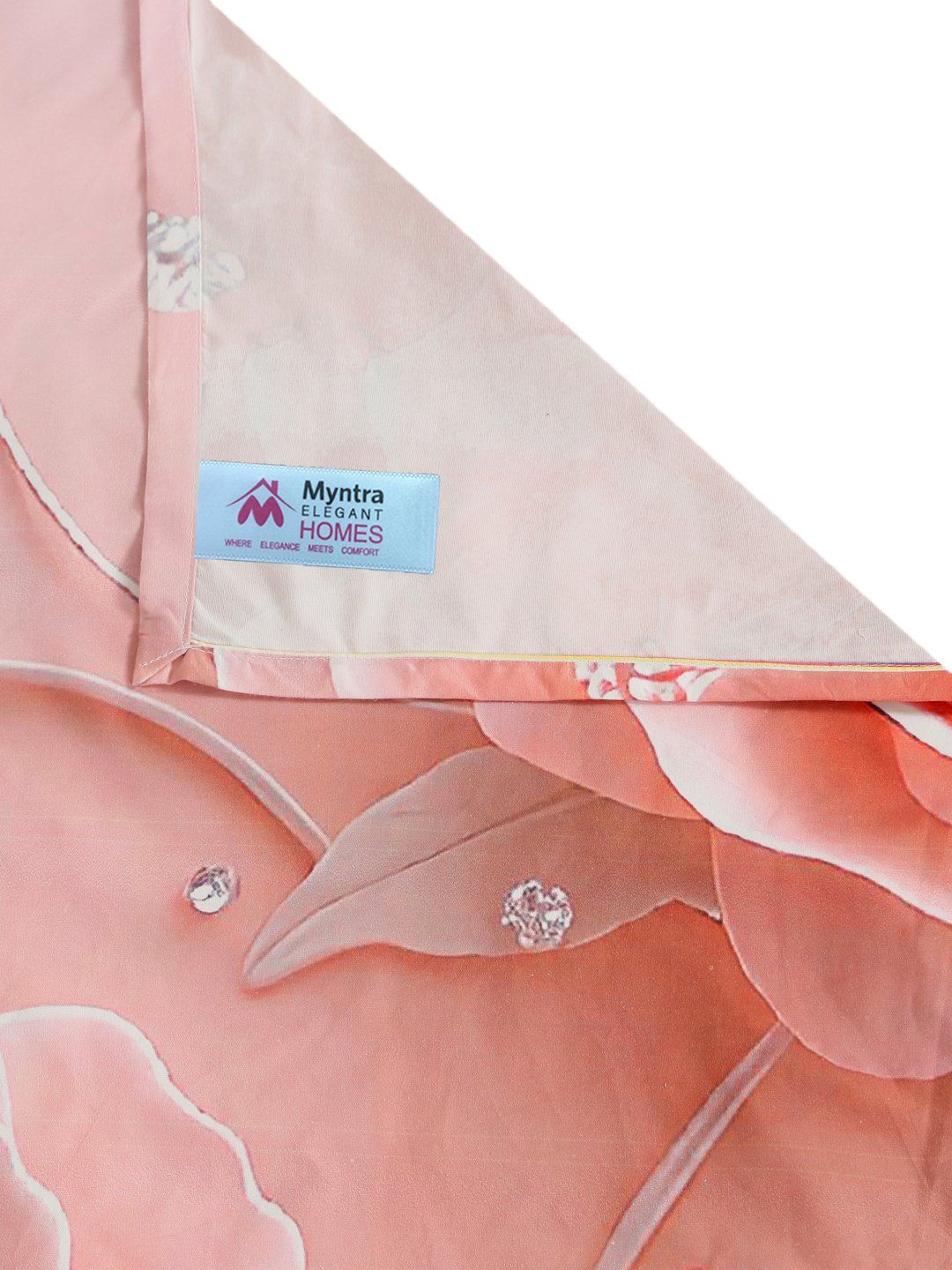 Myntra Elegant Pink Cartoon Printed 400 TC King 7D Cadar & 2 Sarung Bantal 250X225 cm