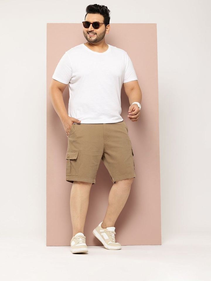 Thomas Scott Men Plus Size Cargo Shorts