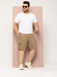 Thomas Scott Men Plus Size Cargo Shorts