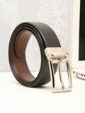 Teakwood Leathers Men Leather Reversible Formal Belt