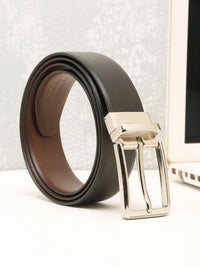Teakwood Leathers Men Leather Reversible Formal Belt