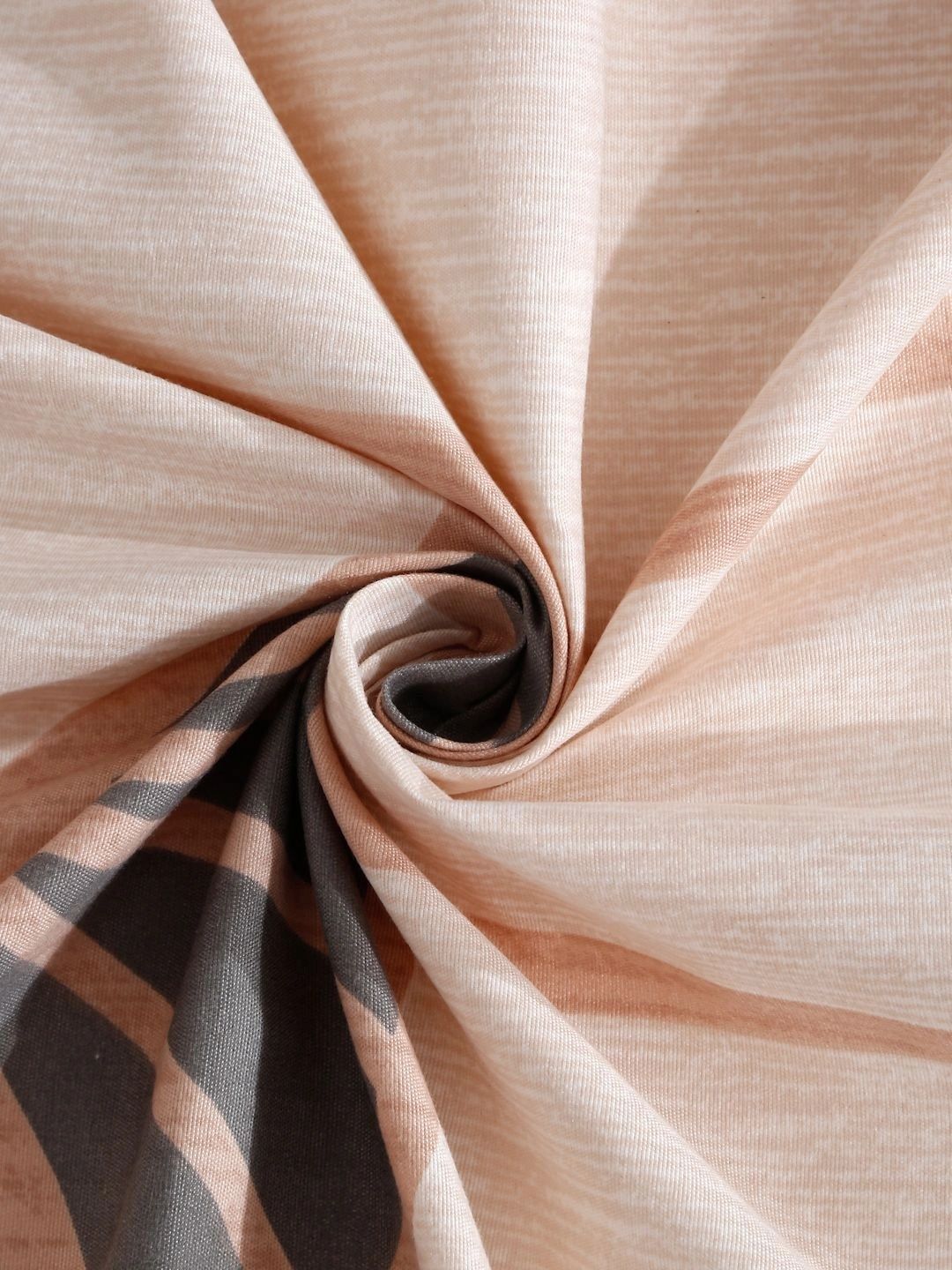 Moda Rapido X KLOTTHE Cream-Coloured Floral 300 TC King Bedsheet with 2 Pillow Covers