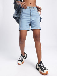 DressBerry Women Iconic Indigo Jorts