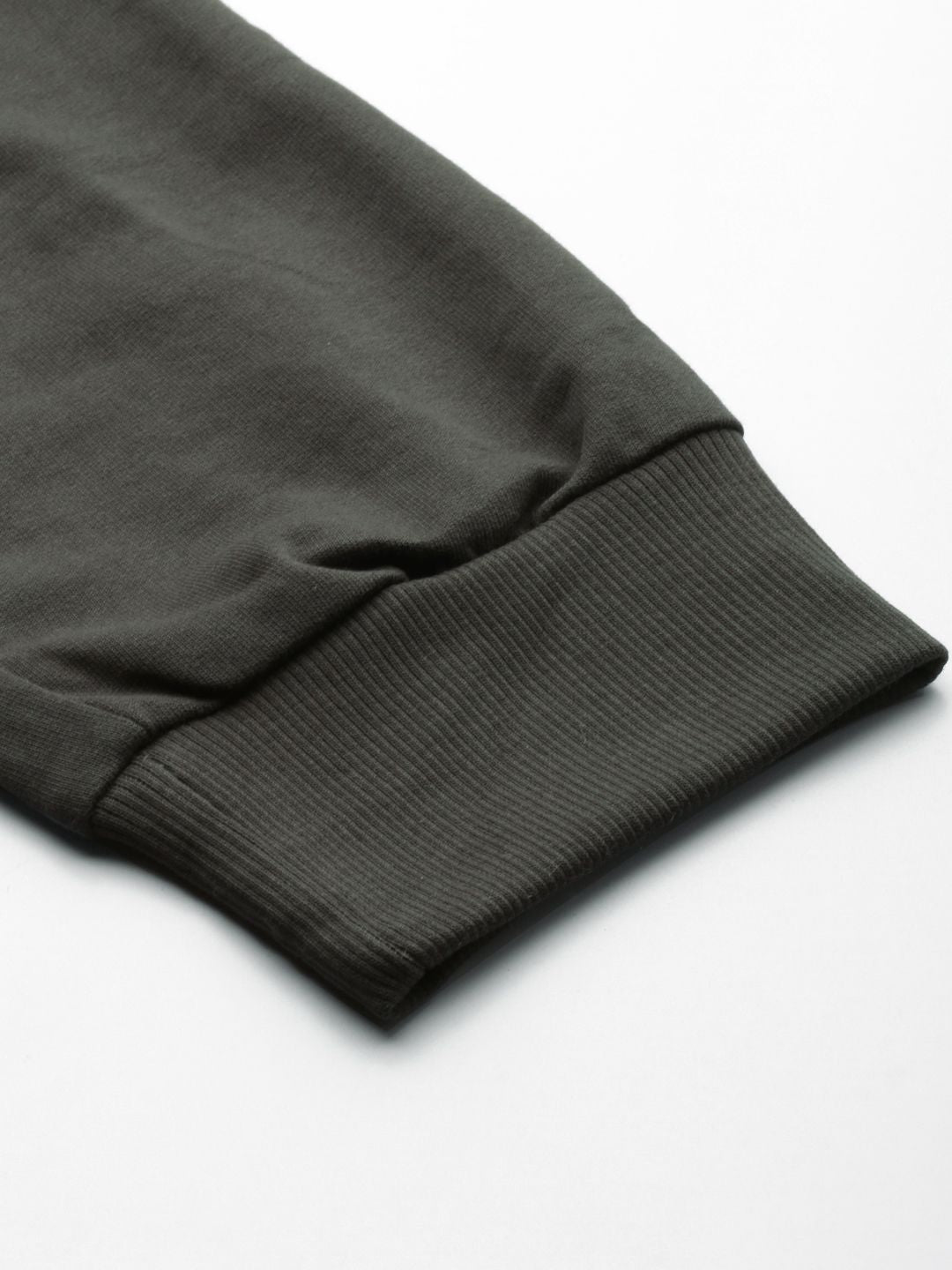 The Indian Garage Co Men Grey Solid Pleated Detail Joggers