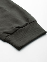 The Indian Garage Co Men Grey Solid Pleated Detail Joggers