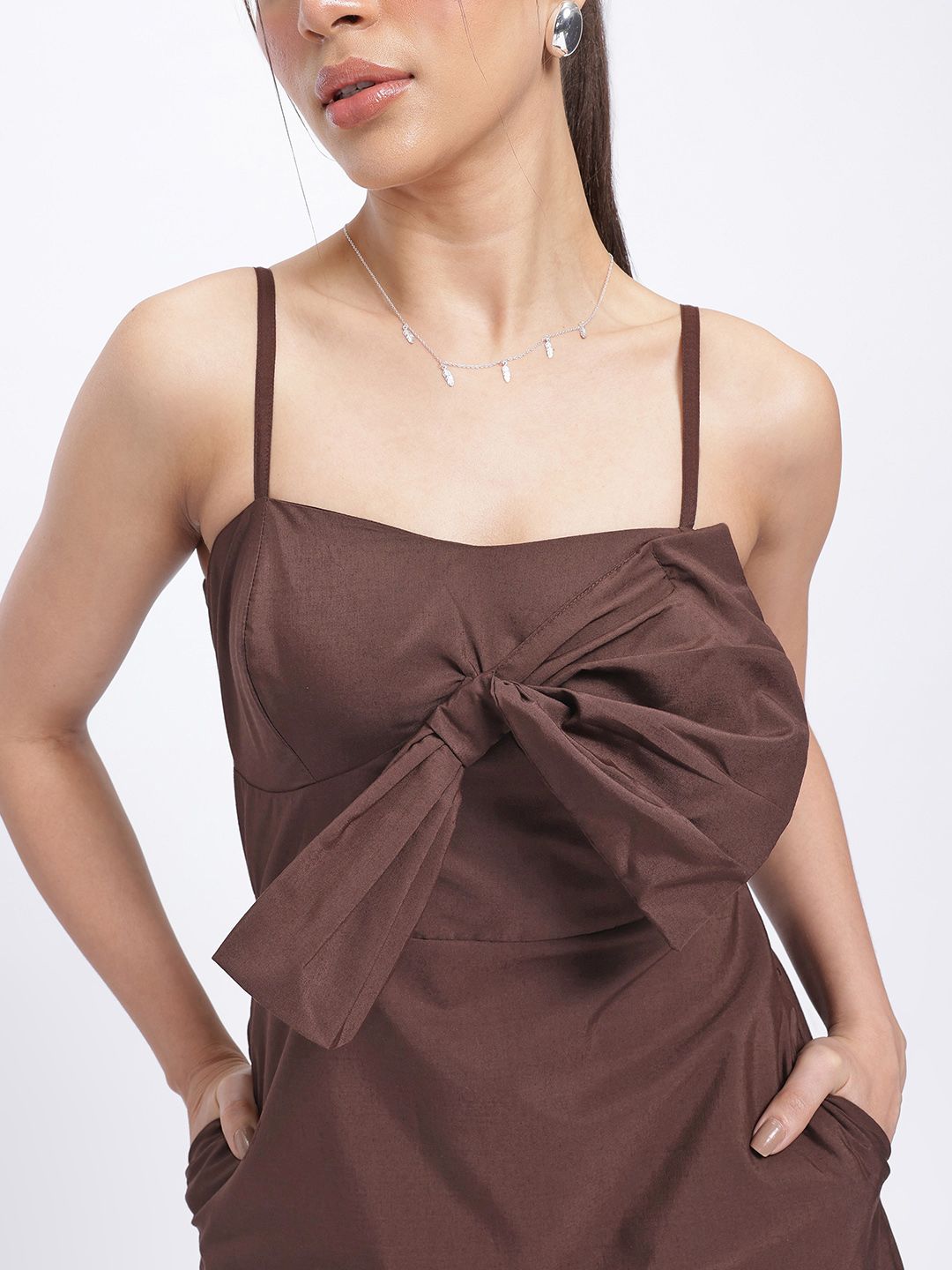 DressBerry Twirly Tales Bow Detail A-Line Midi Dress
