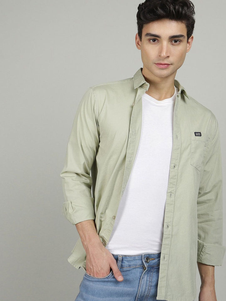 The Indian Garage Co Men Comfort Cotton Casual Shirt