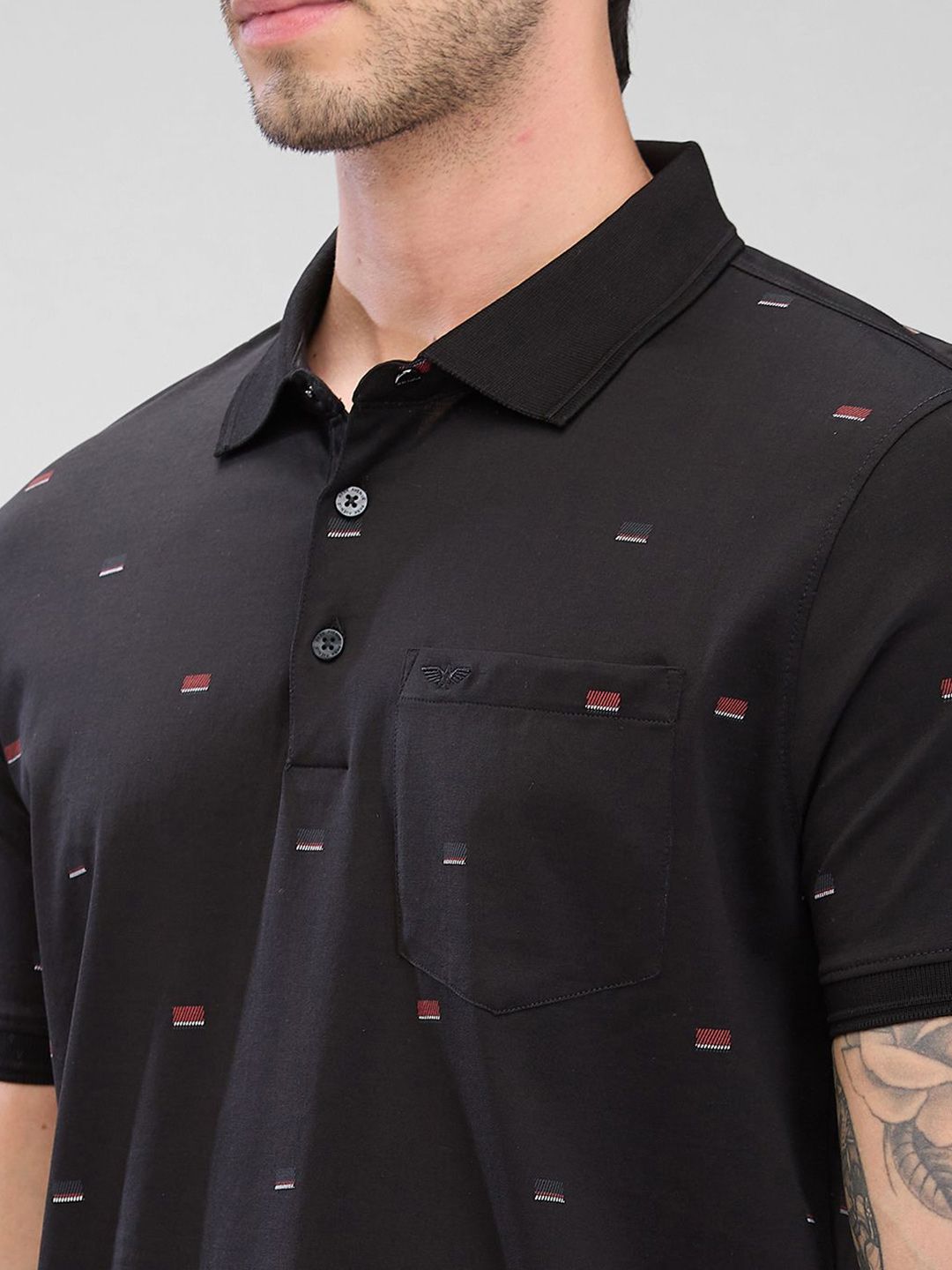 Park Avenue Men Polo Collar Slim Fit T-shirt