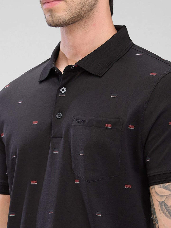 Park Avenue Men Polo Collar Slim Fit T-shirt