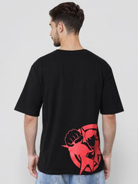 The Indian Garage Co Men Superman Graphic Printed Pure Cotton Relaxed Fit T-shirt
