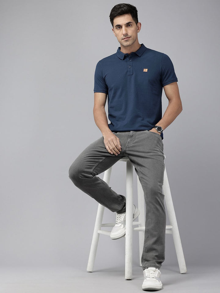 SPYKAR Polo Collar Slim Fit T-shirt