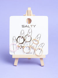 Set masin dari 8 cincin bergaya bandar