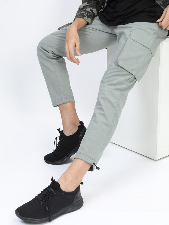 HIGHLANDER Men Chinos Cargo Pocket Trouser