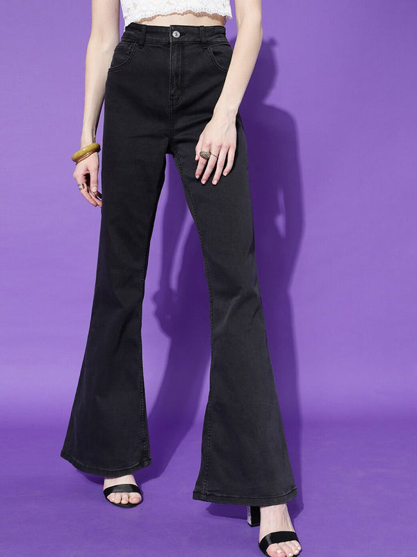 STREET 9 Women Black Hottie Skinny Fit High-Rise Highly Distressed Jeans 98% Cotton