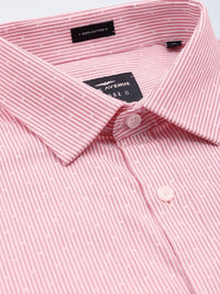 Park Avenue Pure Cotton Slim Fit Striped Formal Shirt