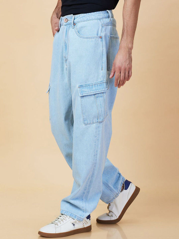 Being Human Men Low Distress Jeans