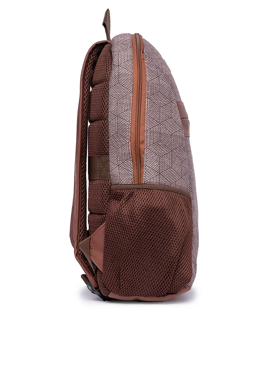 ZOUK Men Printed Vegan Leather Backpack