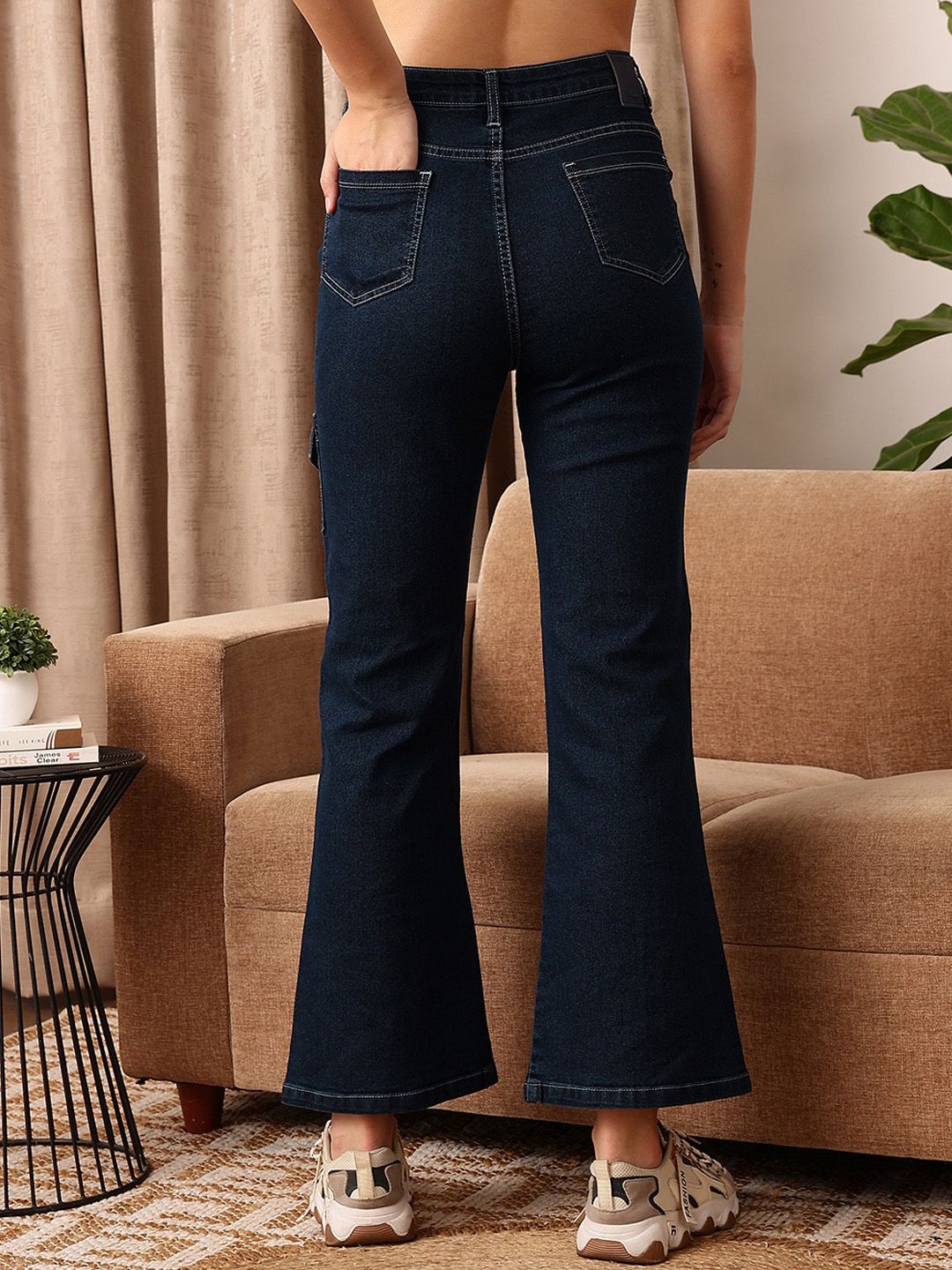 STREET 9 Women Comfort Clean Look Stretchable Bootcut Jeans