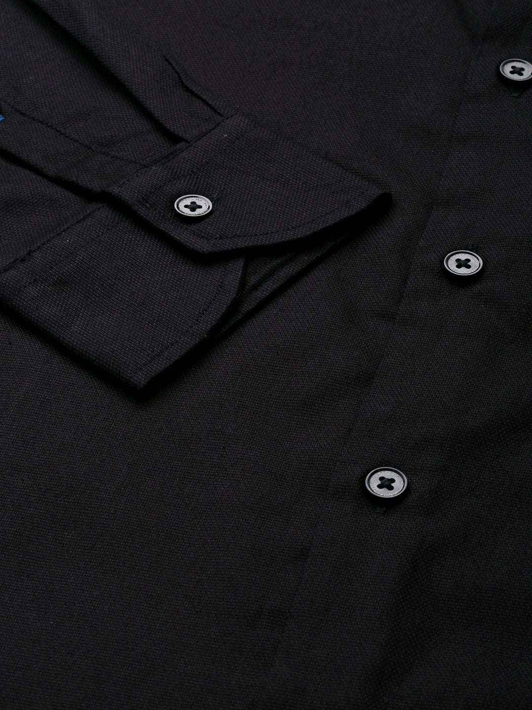THE BEAR HOUSE Men Slim Fit Formal Shirt