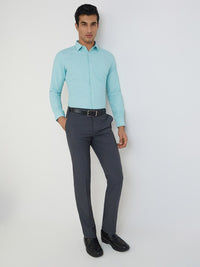 Park Avenue Slim Fit Micro Checks Opaque Formal Shirt