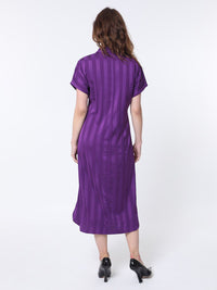 RAREISM Striped A-Line Midi Dress