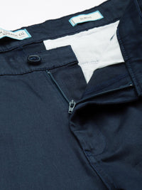The Indian Garage Co Men Solid Slim Fit Chinos Trousers