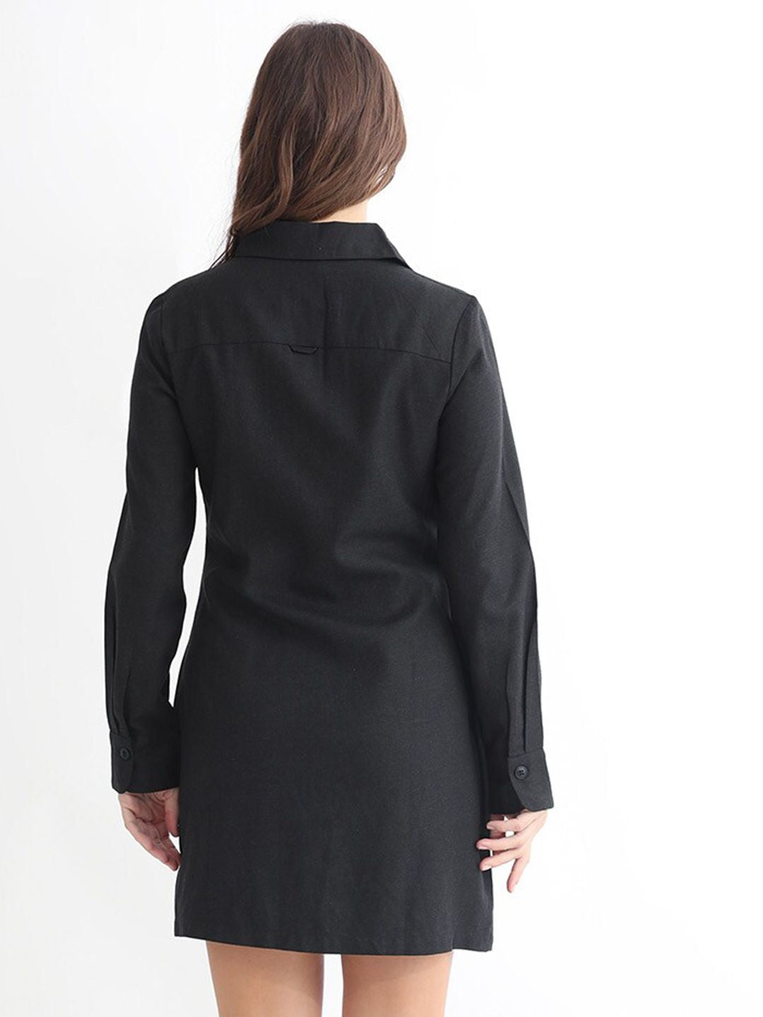 RAREISM Shirt Collar Shirt Mini Dress