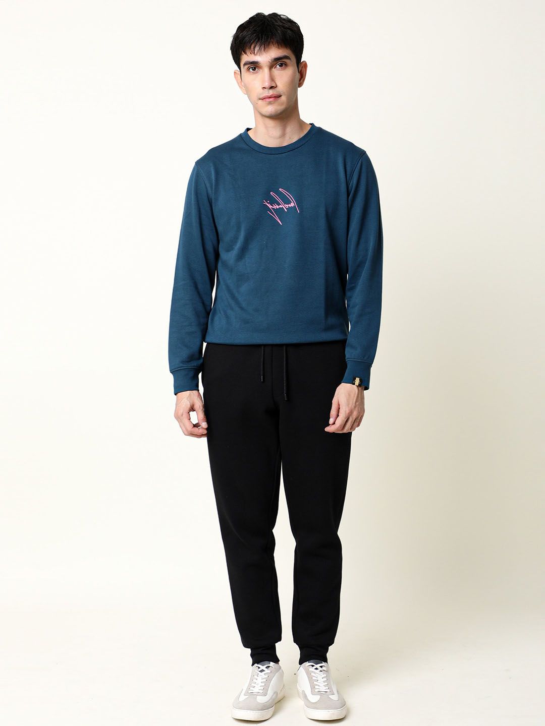RARE RABBIT Men Neos Slim Fit Sweatshirt