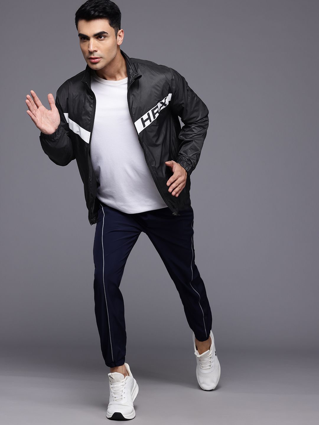 HRX by Hrithik Roshan Men Checked Running Sporty Jacket