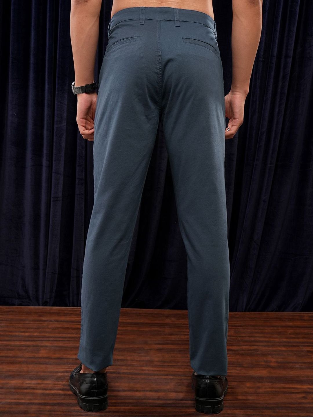 HIGHLANDER Men Soft Feel Twill Chino Trousers