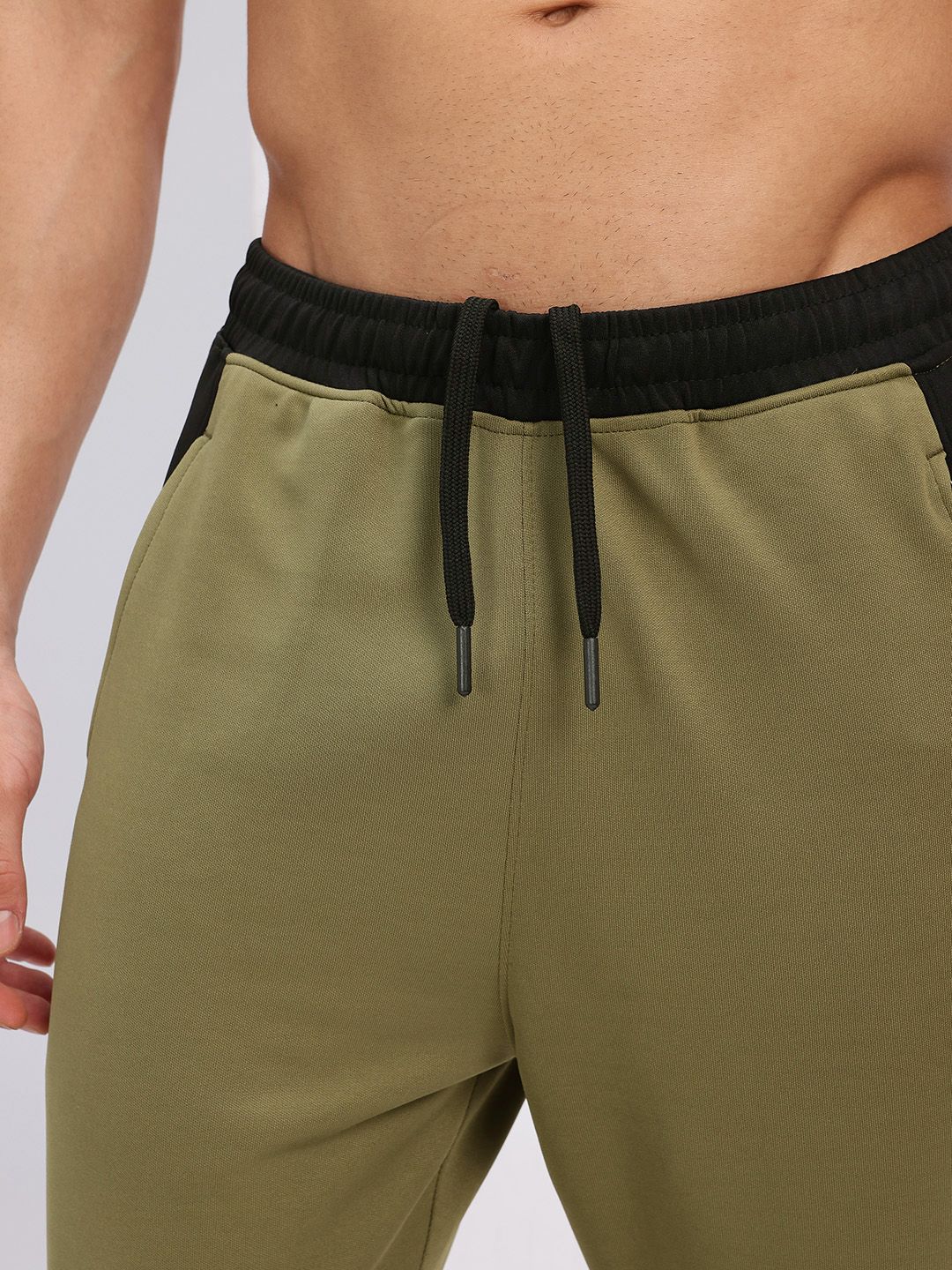 HRX by Hrithik Roshan Men Colourblock Rapid-Dry Running Joggers