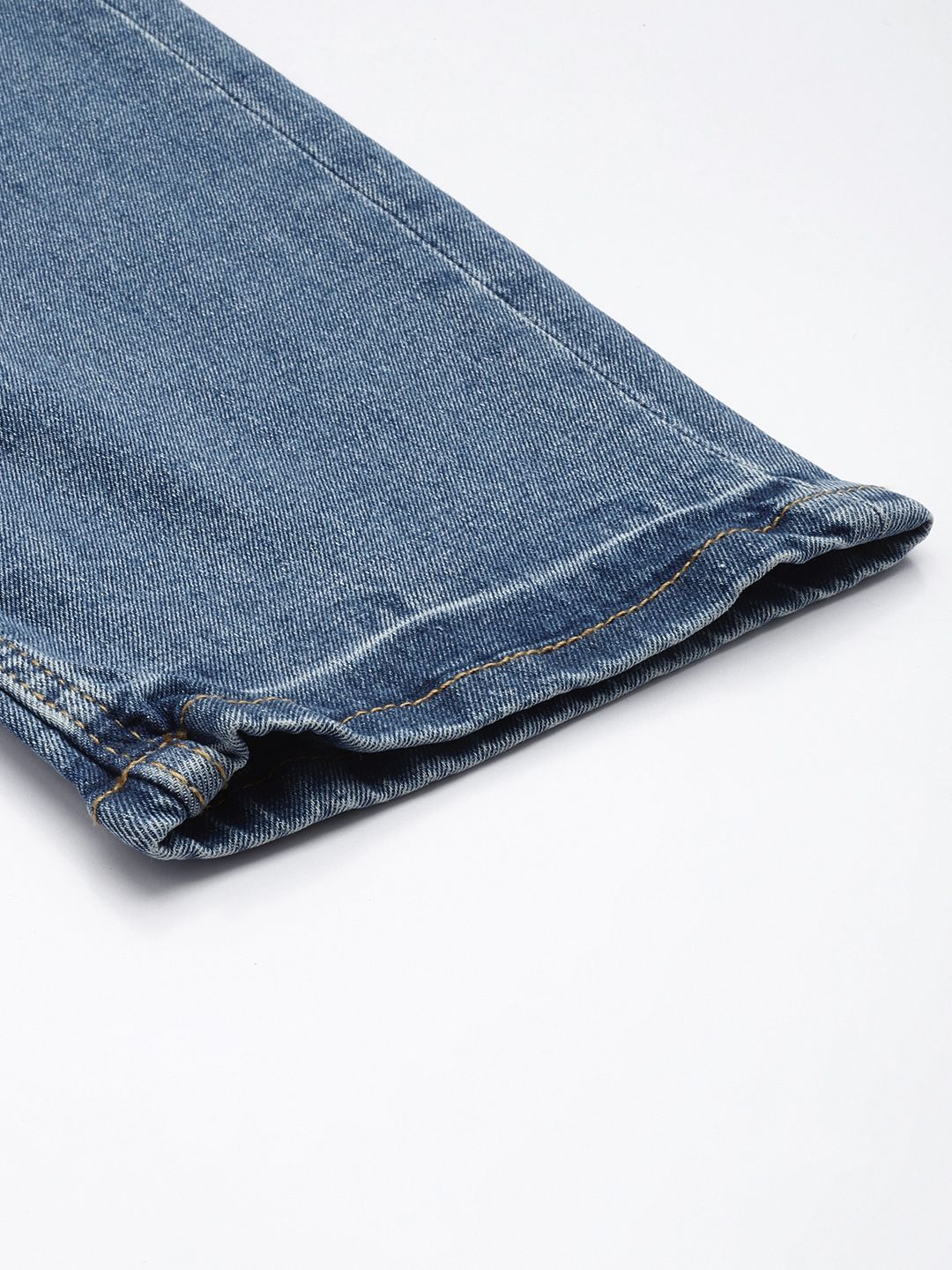 Being Human Men Straight Fit Heavy Fade Stretchable Jeans
