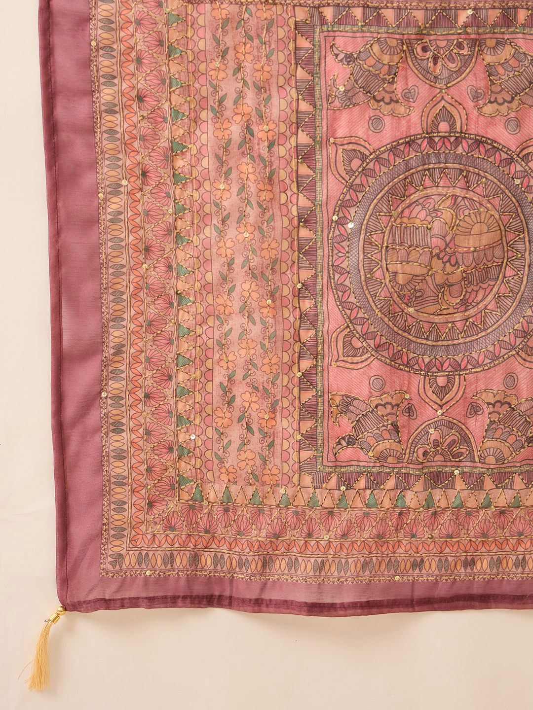 Indo Era Women Embroidered Kurta with Trousers & Dupatta