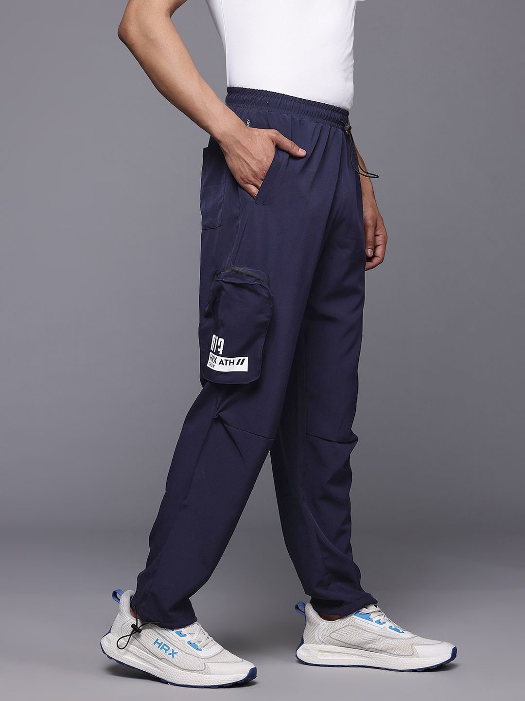 HRX by Hrithik Roshan Men Lifestyle Cargo Style Track Pants