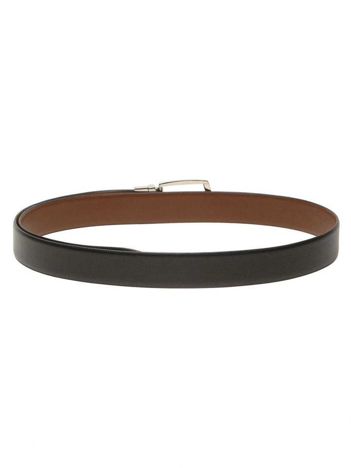 Teakwood Leathers Men Textured Leather Reversible Formal Belt