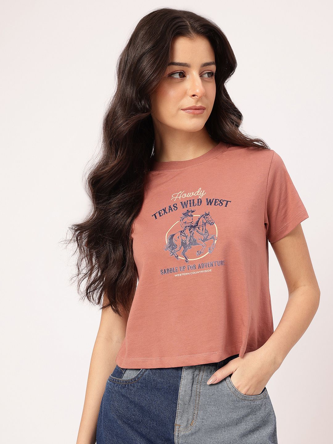 DressBerry Laid-Back Vibes Printed Tee