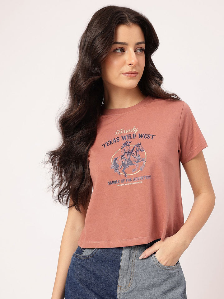 DressBerry Laid-Back Vibes Printed Tee